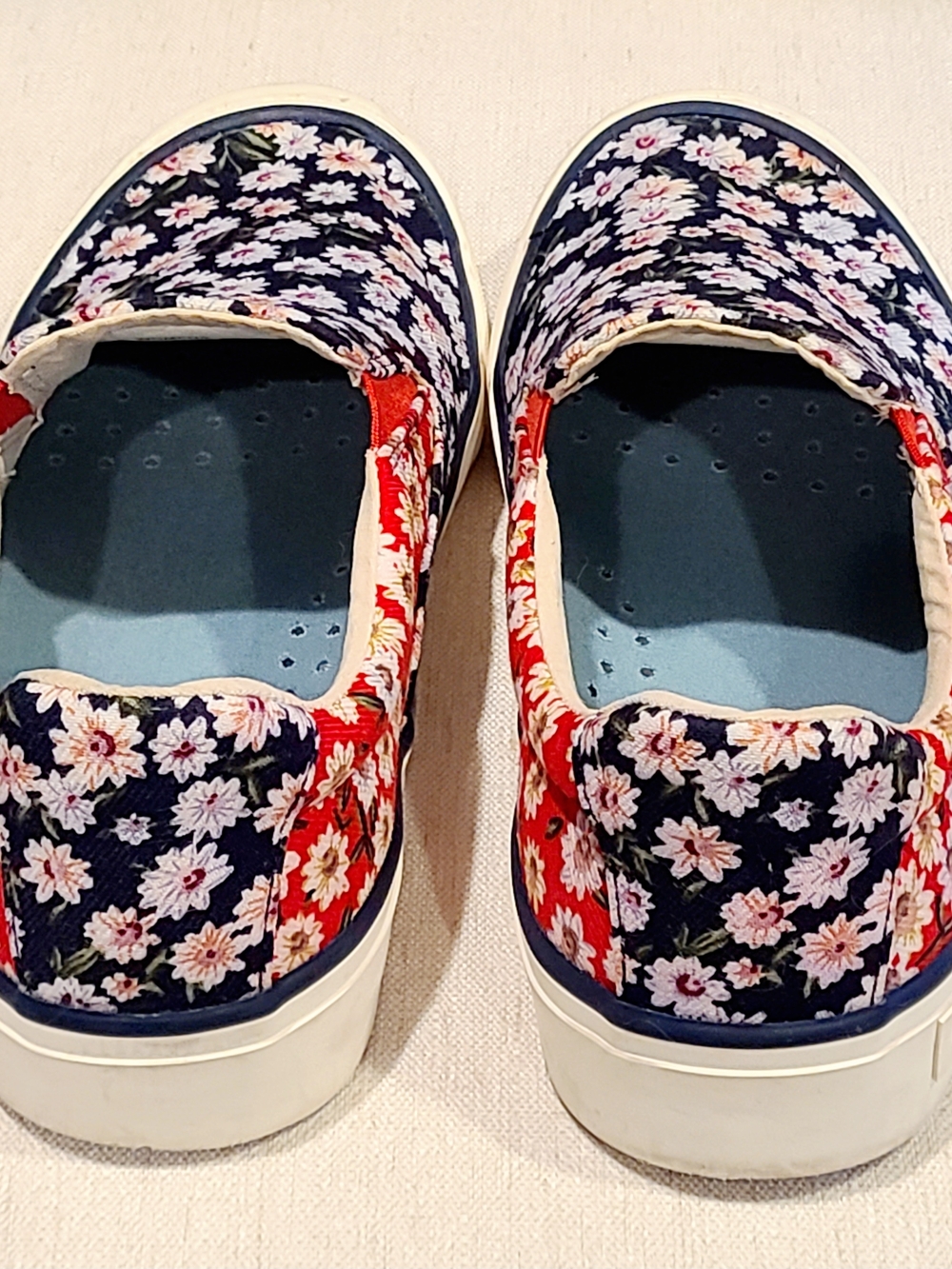 SEAVEES women's hawthorne
slip on shoes in daisy patchwork - Picture 6 of 11